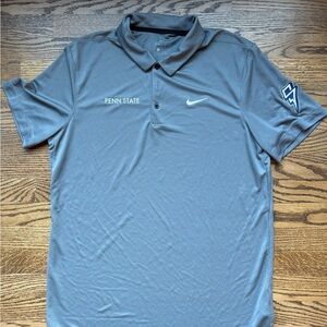 Nike Penn St / Saquon Barkley Gray Performance Polo Shirt